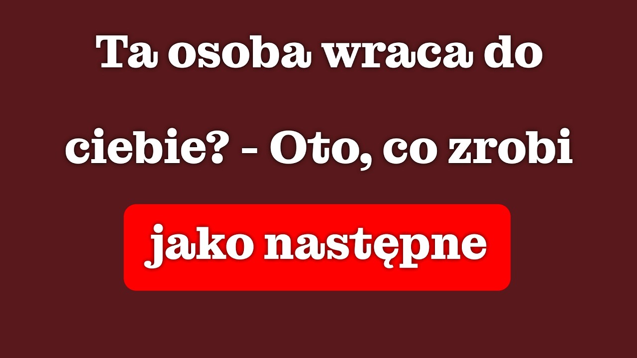 Ta Osoba Czuje, Że Poszedłeś Dalej – Oto Co Zrobi Następnie