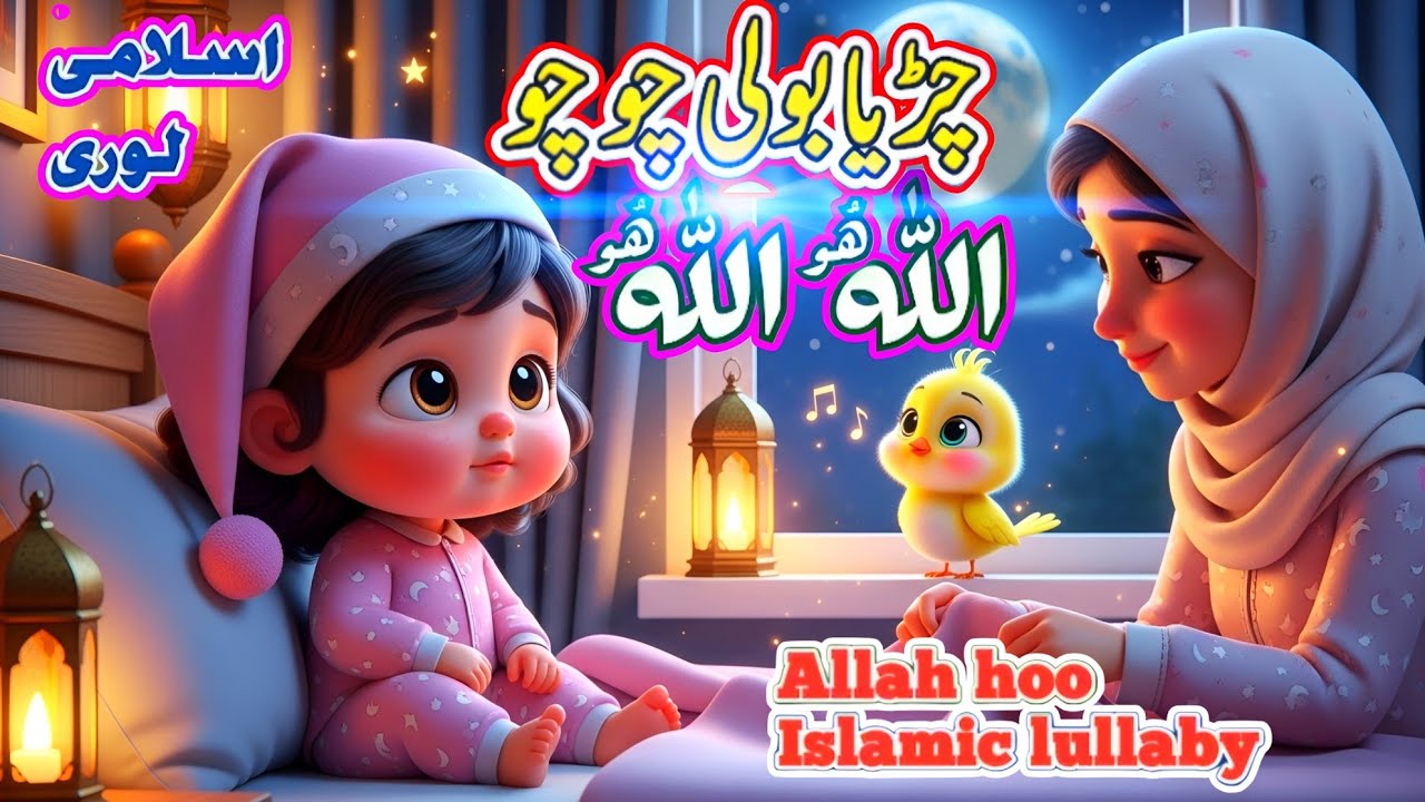 Chirya Boli Chu Chu Chu Allah hoo Allah hoo | Sooting Islamic Lullaby for Babies to Sleep