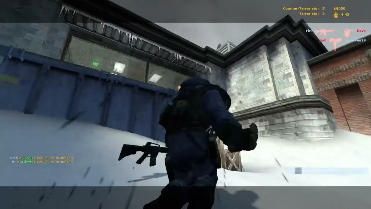 Playing some Counter Strike Source