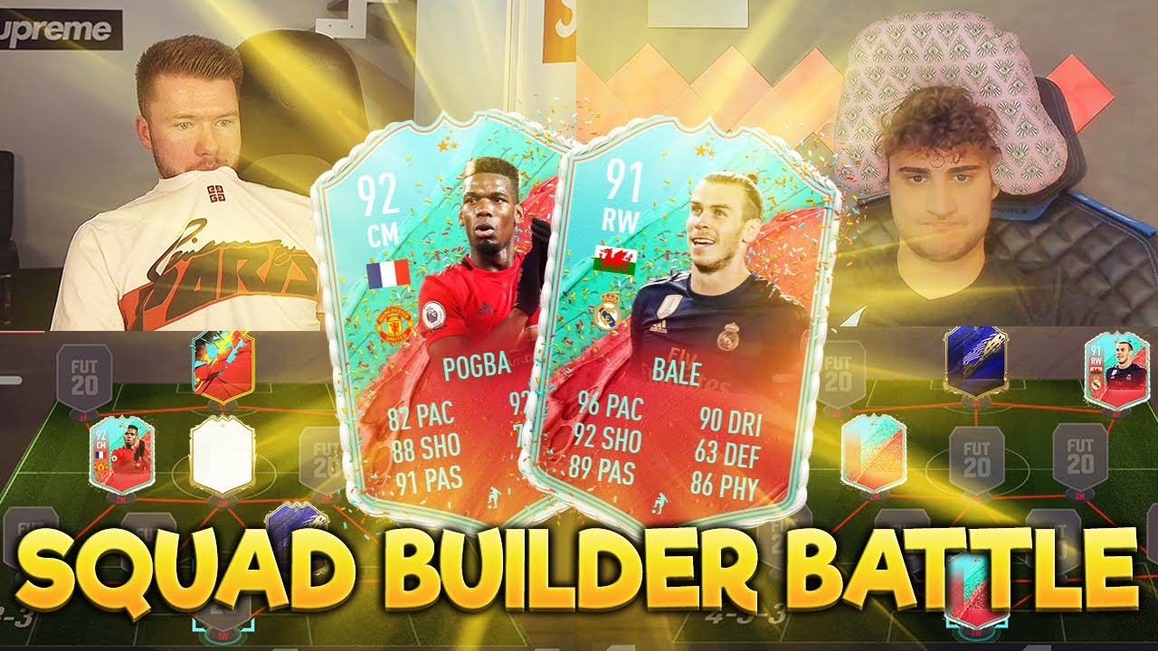 FIFA 20: BIRTHDAY POGBA VS BALE SQUAD BUILDER BATTLE 💥