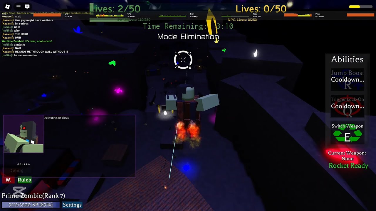 Z.S.H.A.R.K Gameplay - Noobs Vs Zombies Realish Reborn