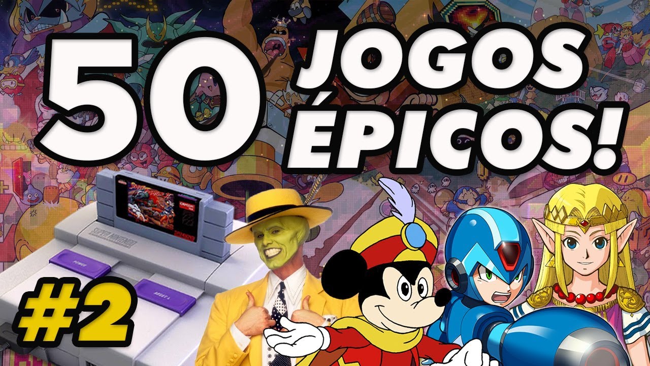 50 JOGOS ÉPICOS DE SUPER NINTENDO (PARTE 2) SÓ OS MELHORES GAMES DO SNES!