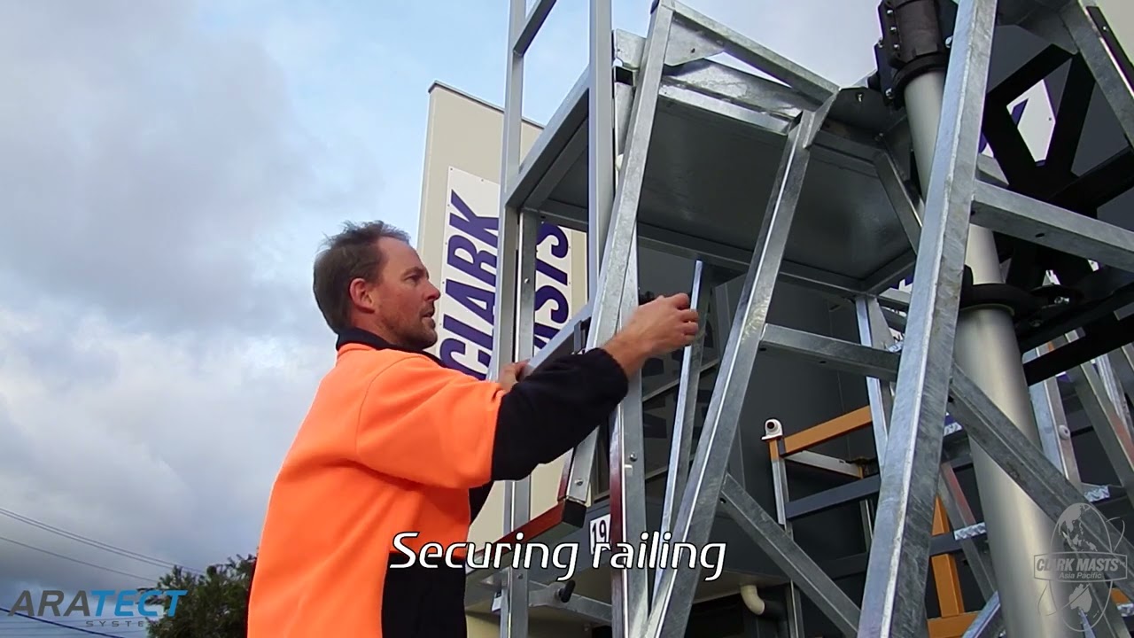 Tall Mast Trailer- Clark Masts