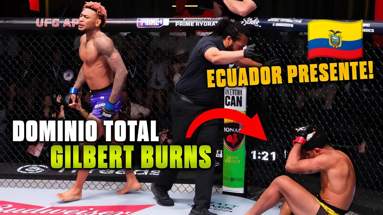 🥊MICHAEL MORALES TERMINA CON GILBERT BURNS EN SOLO UN ROUND🔥 - UFC FIGHT NIGHT