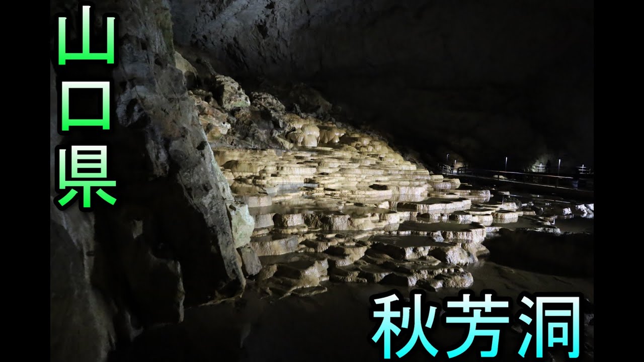 山口県　美祢（みね）市　秋芳洞　秋吉台