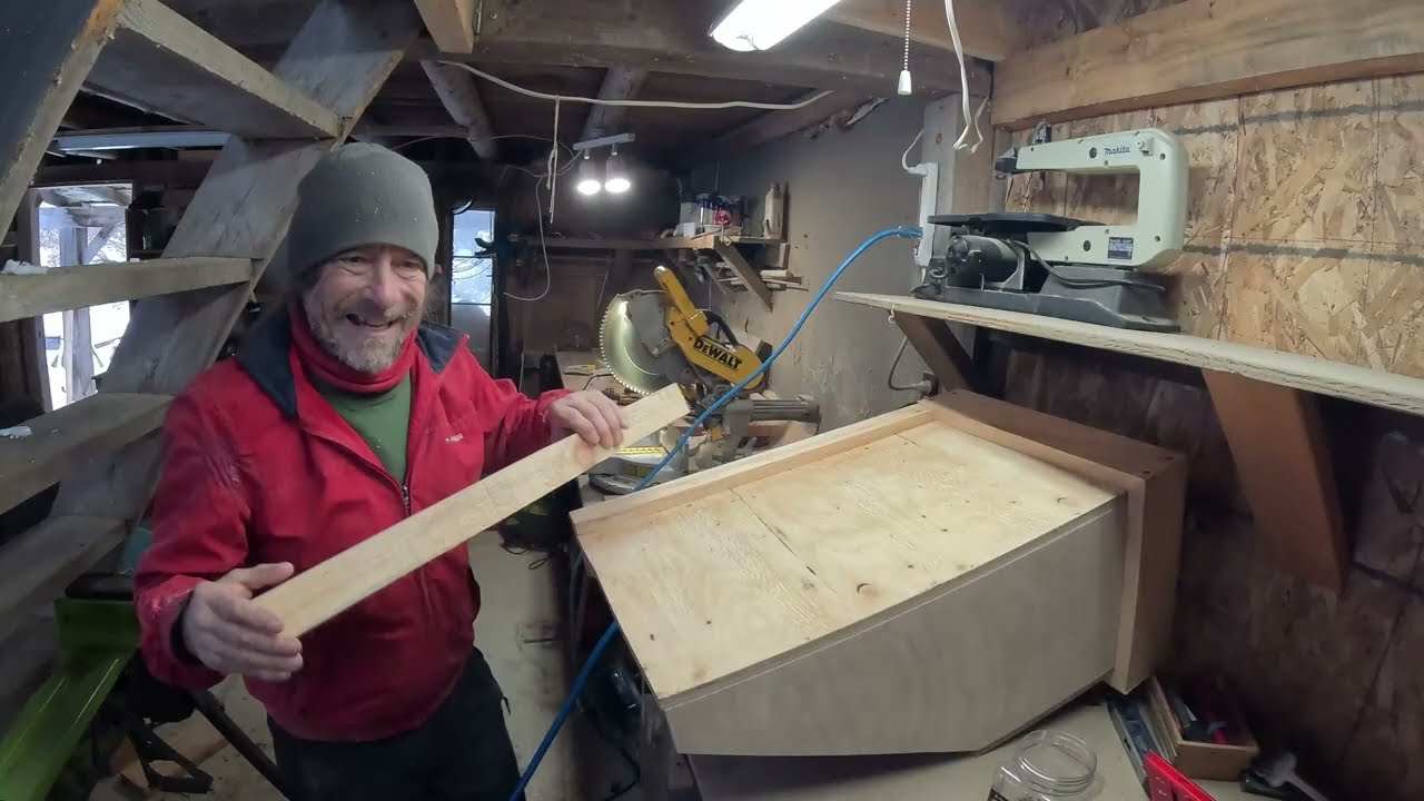 Fabrication d'une boite a buches (Swing la bacaisse dans boite a bois)
