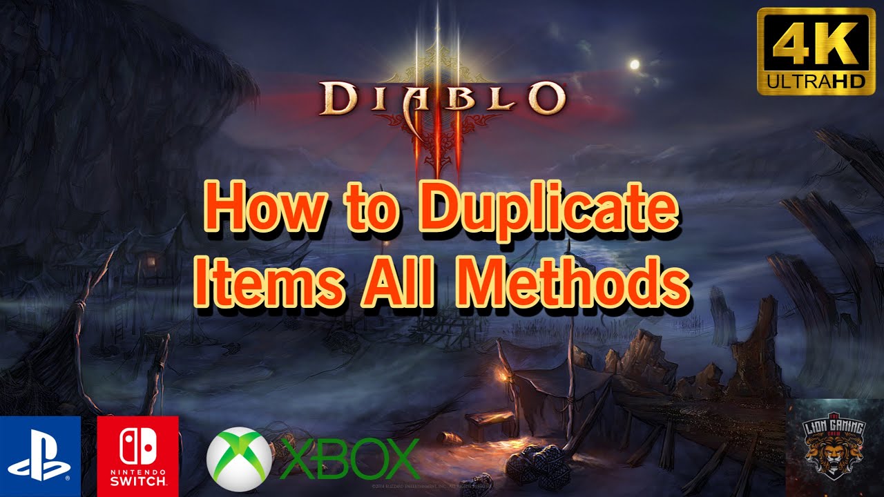 How to Duplicate Items in Diablo 3 - All Methods