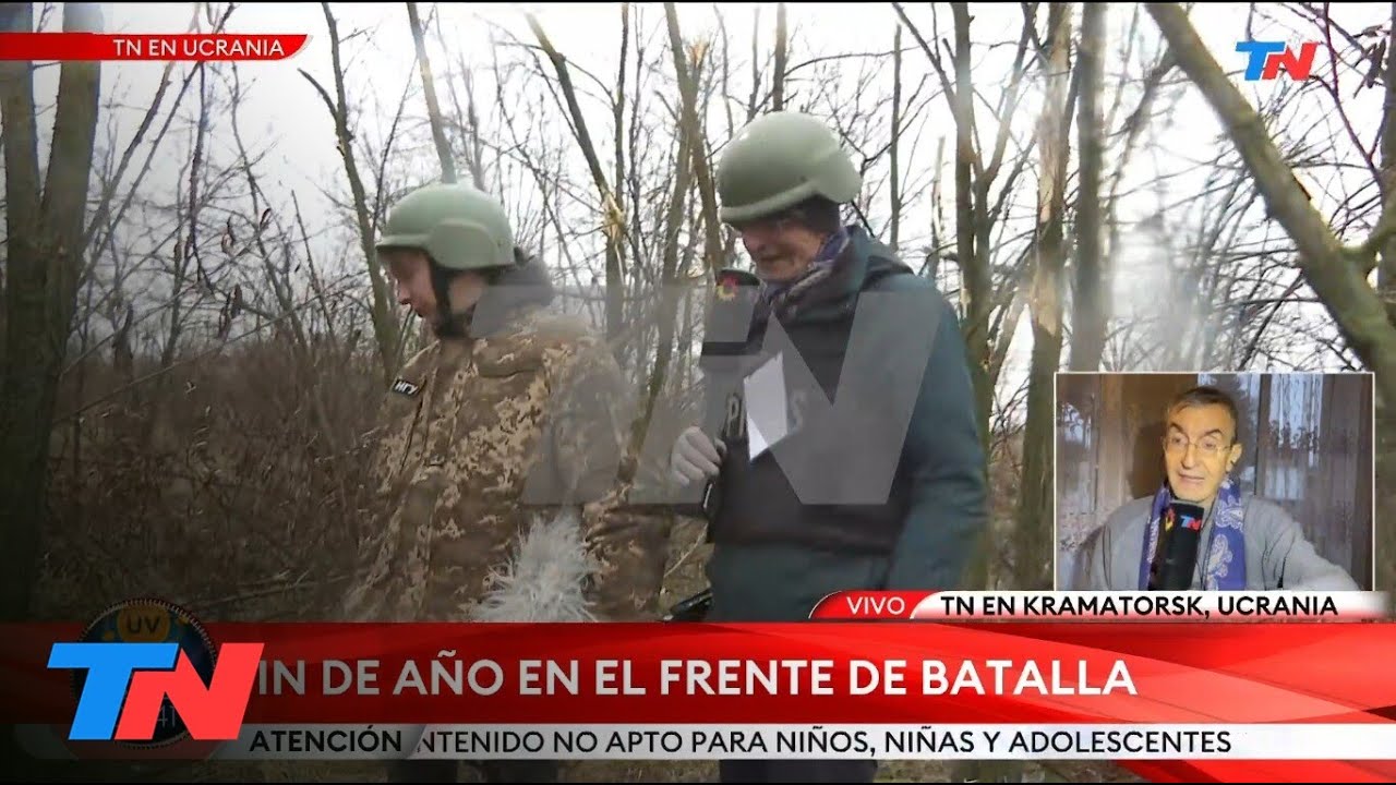 FIN DE AÑO EN LAS TRINCHERAS-Nelson Castro en Ucrania: 