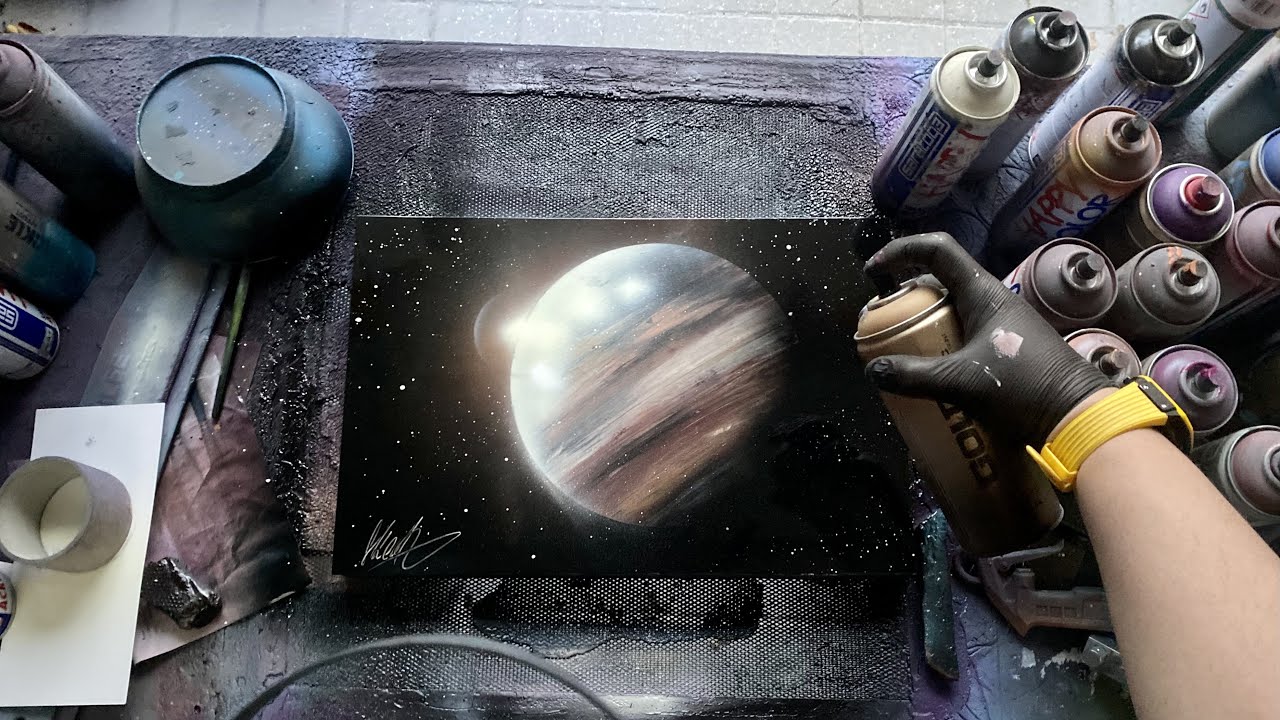 Jupiter - TUTRIAL SPRAY PAINT by Skech