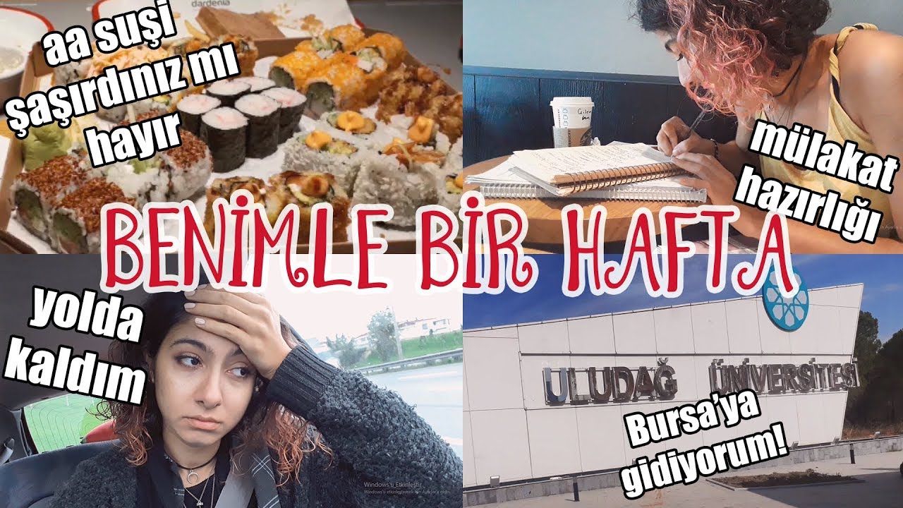 YÜKSEK LİSANSA BAŞLIYORUM | Uludağ Üniversitesi | Benimle Bir Hafta