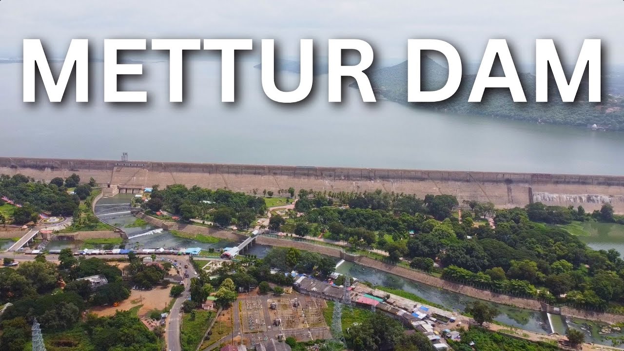 Mettur Dam drone video - 4K