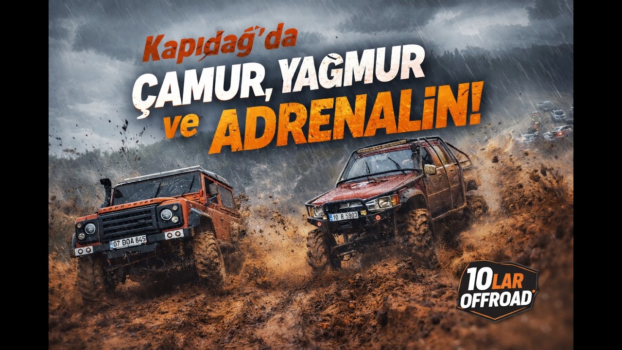 Kapıdağ&rsquo;da &Ccedil;amur, Yağmur ve Adrenalin! #keşfet #offroad