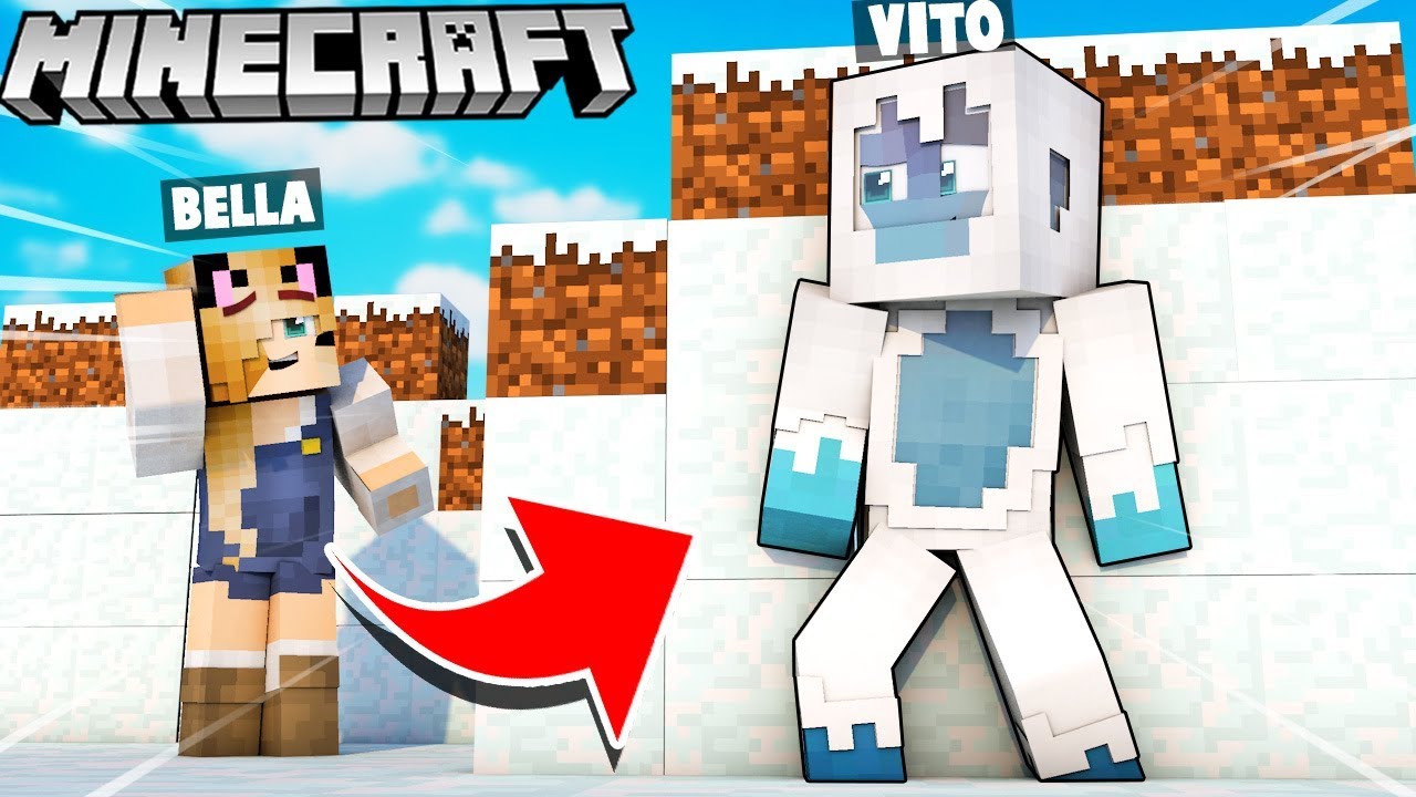 YETI TROLL?! - ZABAWA W CHOWANEGO W MINECRAFT (Hide and Seek) | Vito vs Bella