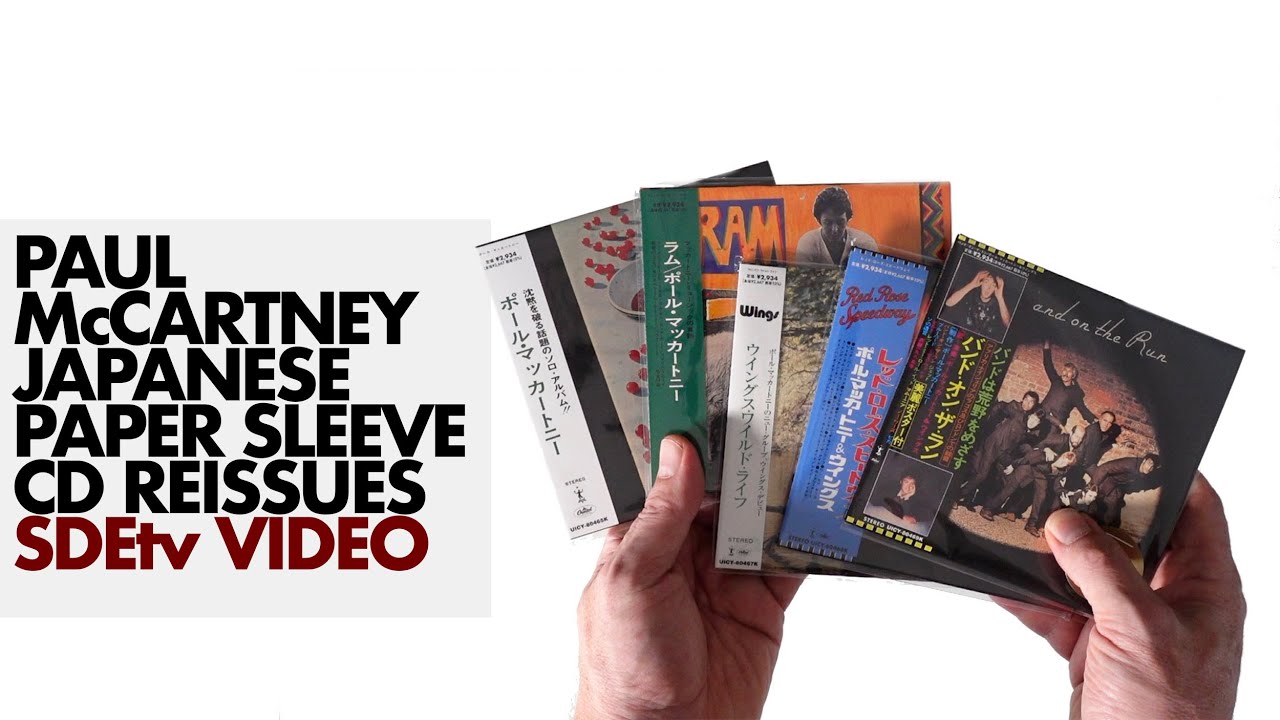 Paul McCartney / 2024 Japanese 'paper sleeve' / vinyl replica CDs video exploration
