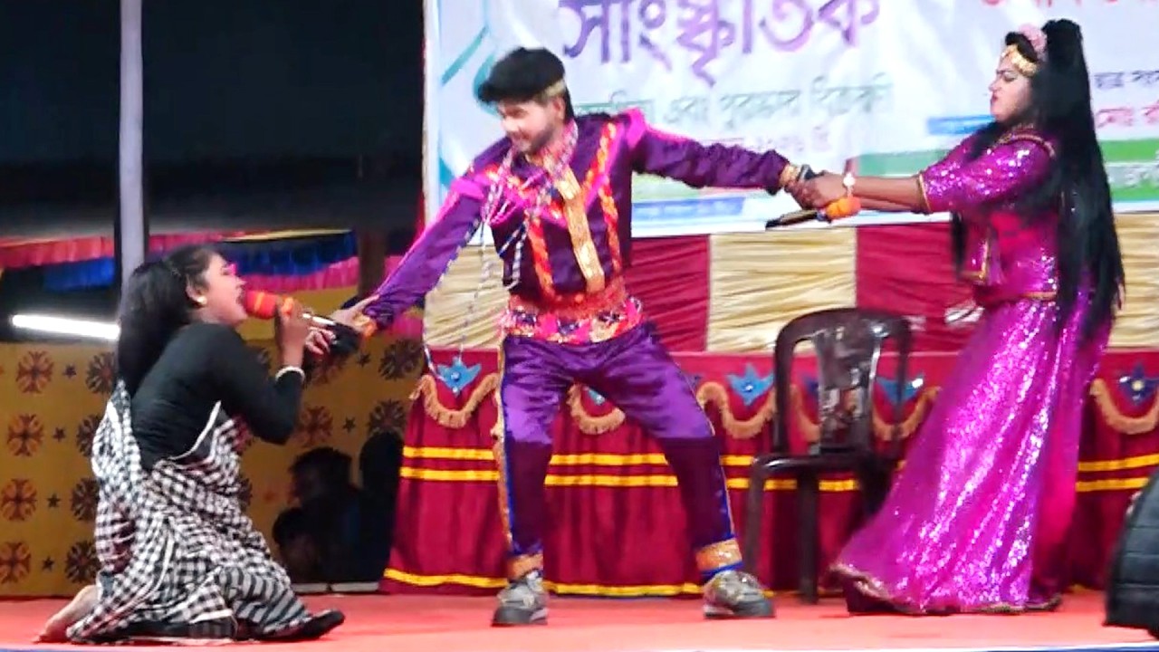 রহিমকে নিয়ে রুপবান ও তাজেলের টানাটানি ও কঠিন লড়াই | Sathi & Bristy | Rohim Rupban | Jatra Gaan