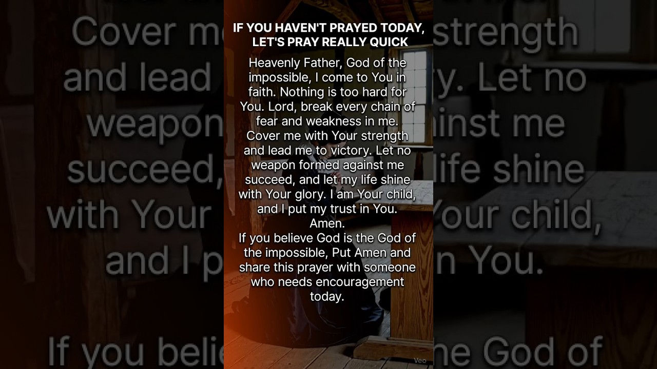 A Powerful Prayer for Strength and Victory | God of the Impossible Prayer