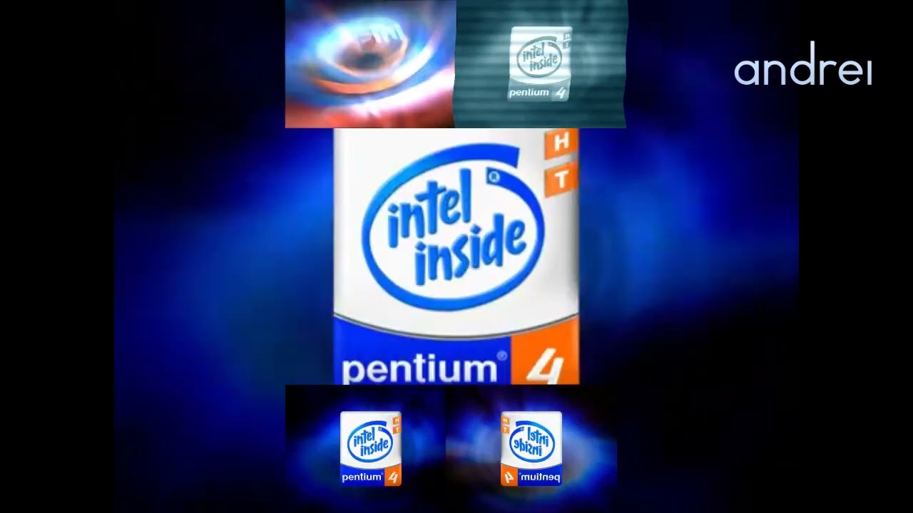 Logo Remake Intel Pentium 4 Processor with HT Technology Sparta Antics V4 Remix