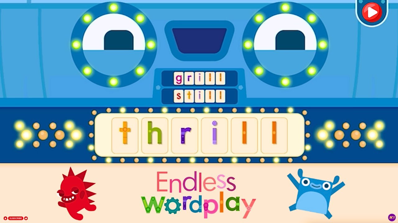 Endless Wordplay: Master English Reading and Spelling with GRILL, STILL & THRILL | Fun Learning