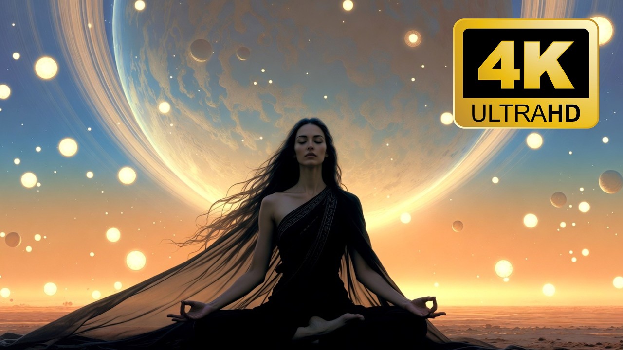 Colossal Planets in Earth's Sky 🪐 Space Ambient Music for Deep Work & Study (4K)