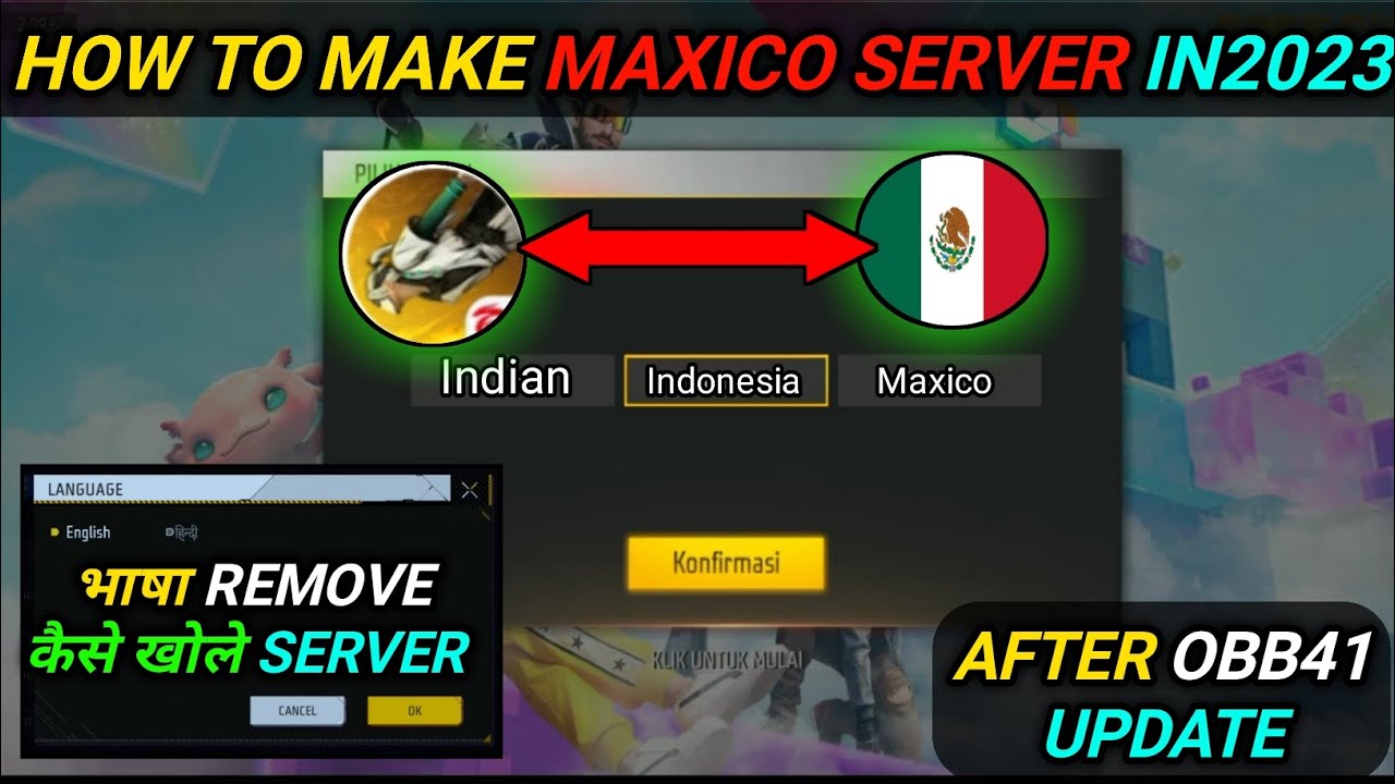 HOW TO MAKE MAXICO SERVER IN 2023🇲🇽😱||FREE FIRE MAXICO SERVER KAISE KHOLE||FF MAXICO SERVER EVENT