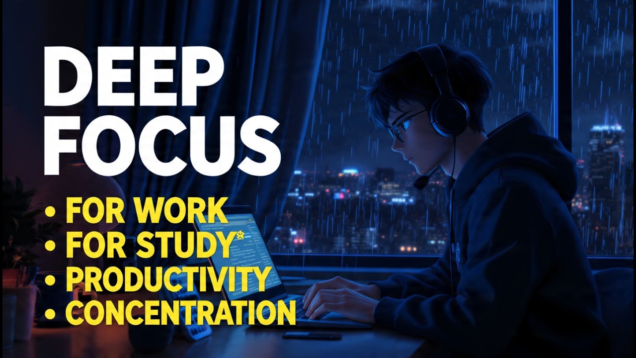 🔴 LIVE Deep Work Music | Calm Ambient Background for Focus, Productivity and Clear Thinking
