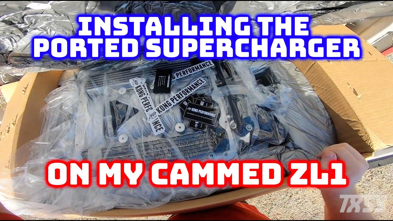 Installing My Recently Ported LT4 Supercharger Back on My ZL1