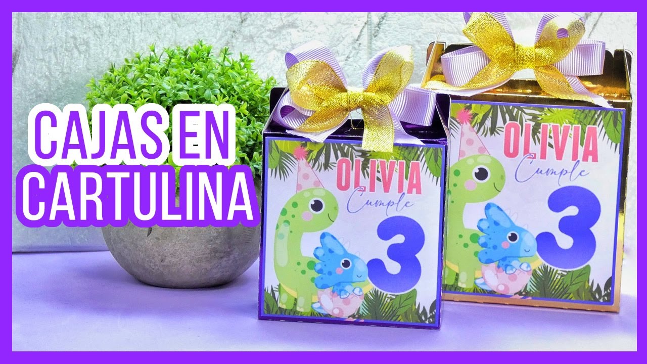 Cajitas de Regalo en Cartulina Espejo - MOLDES DE REGALO