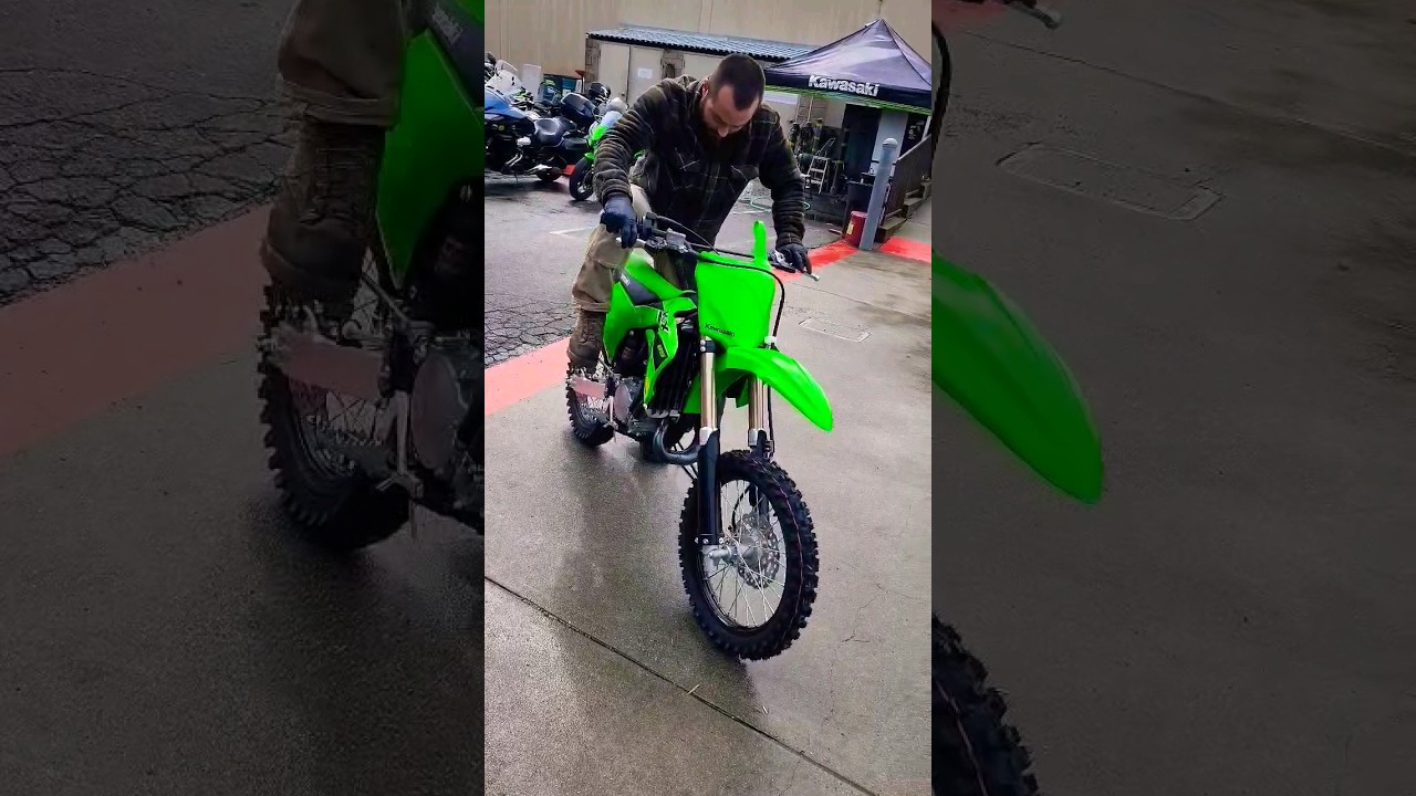 Kick Start 2023 Kawasaki KX 85 #shorts