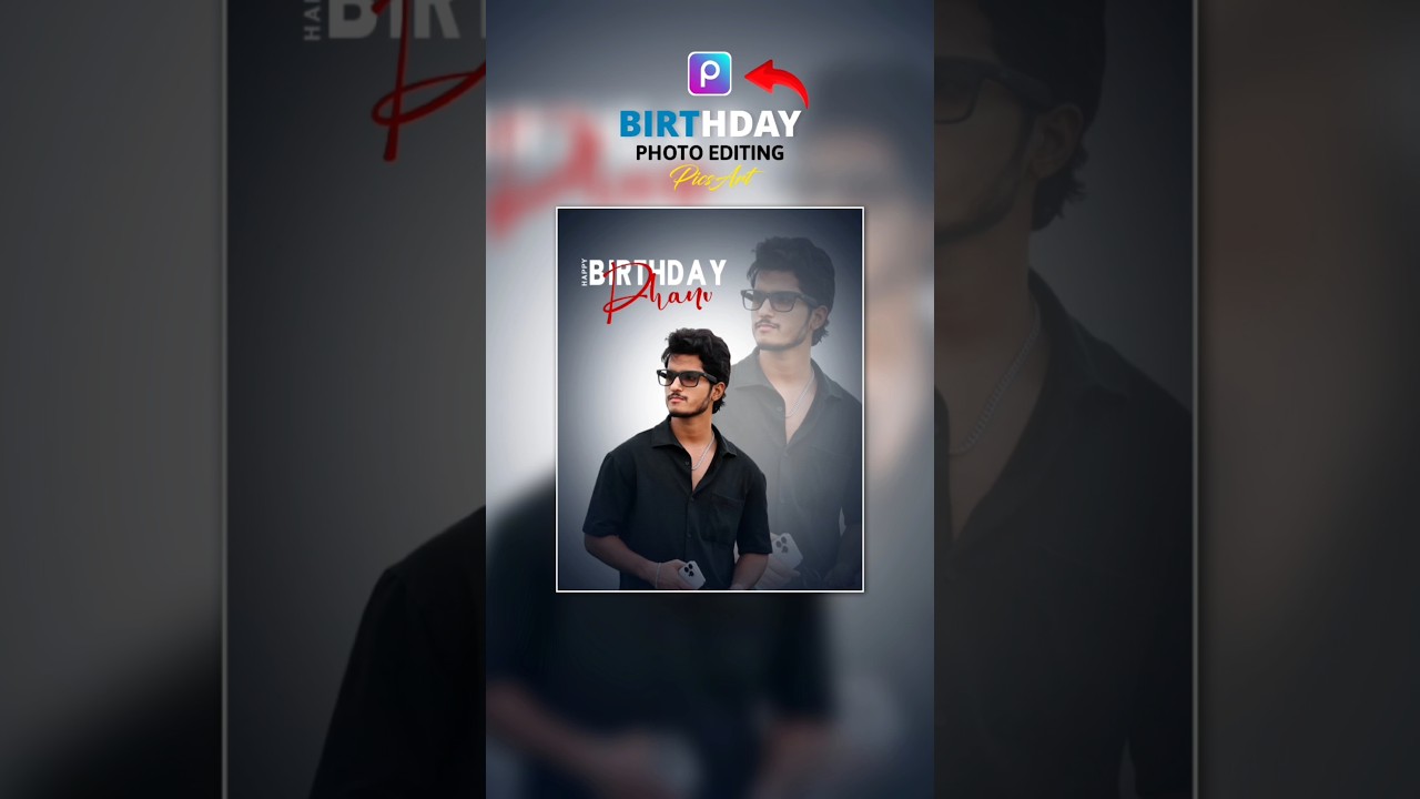 New Birthday Photo Editing 🔥 PicsArt #picsart #photo #editing #youtubeshorts