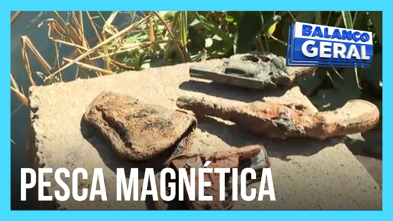 Pesca magnética pode ajudar a polícia a solucionar crimes no interior de SP
