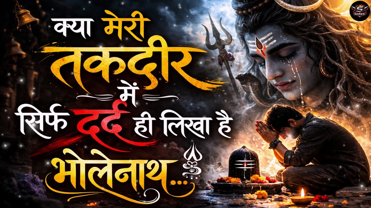 अगर सच्चे🙏दिल से सुनोगे तो भोलेनाथ🔱जरूर सुनेंगे|Mahadev Heart💔Touching Song|2026 Powered By S Serise