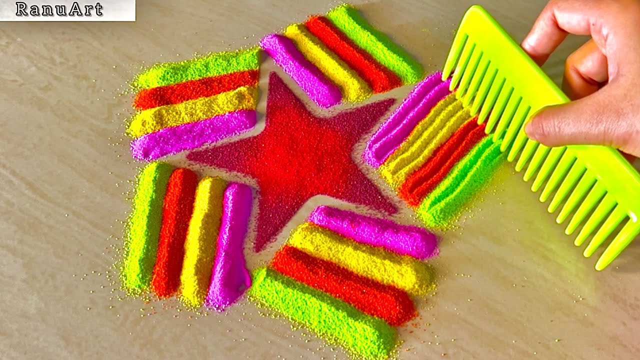 simple muggulu designs 🌼 easy rangoli designs for diwali for beginners 🌼how to make rangoli✨Ranu Art