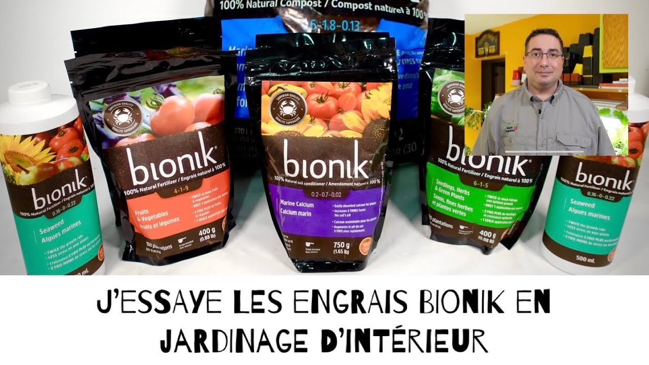 J’ai essayé les engrais Bionik et je vous fais part de mes commentaires