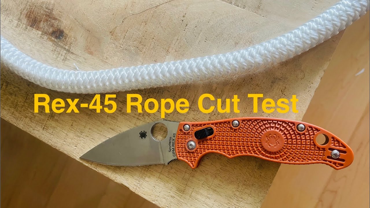 CPM Rex-45 - edge retention test