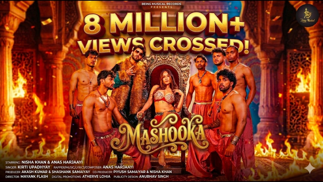 MASHOOKA (Official Video) | NISHA KHAN | ANAS HARJAAYI | KIRTI UPADHYAY | LATEST HINDI SONG 2026