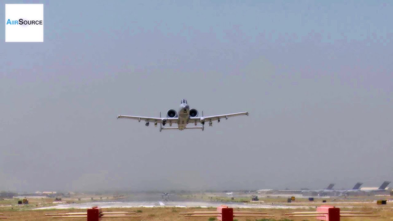 A-10s Takeoff, Land at Bagram Airfield, Afghanistan
