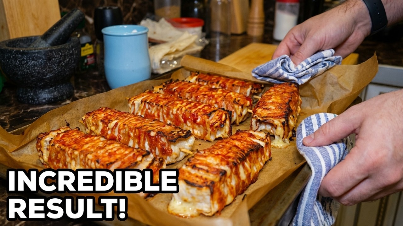 I Wrapped Minced Meat in Lavash and the Result was Incredible! 🤤