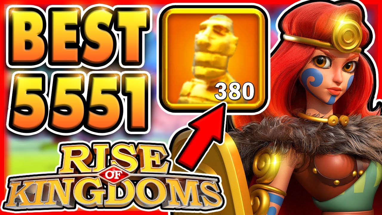 5551 лучший легендарный командир в Rise of Kingdoms 2023! F2P