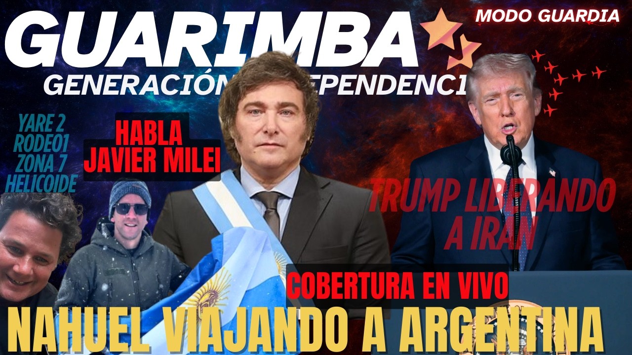 🔴 VENEZUELA EN VIVO - NAHUEL GALLO VIAJANDO A ARGENTINA - HABLA JAVIER MILEI - TRUMP LIBERANDO IRAN