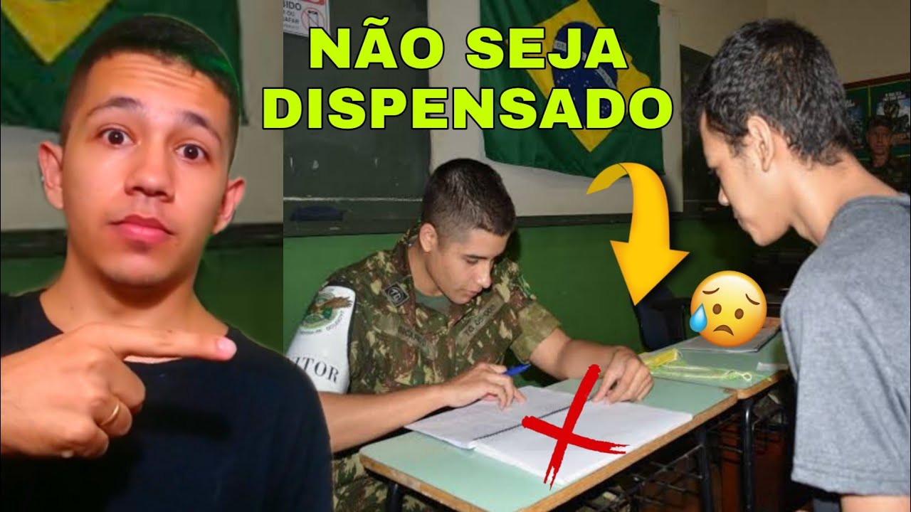 NÃO SEJA DISPENSADO da SELEÇÃO DO SERVIÇO MILITAR por CONTA DISSO!