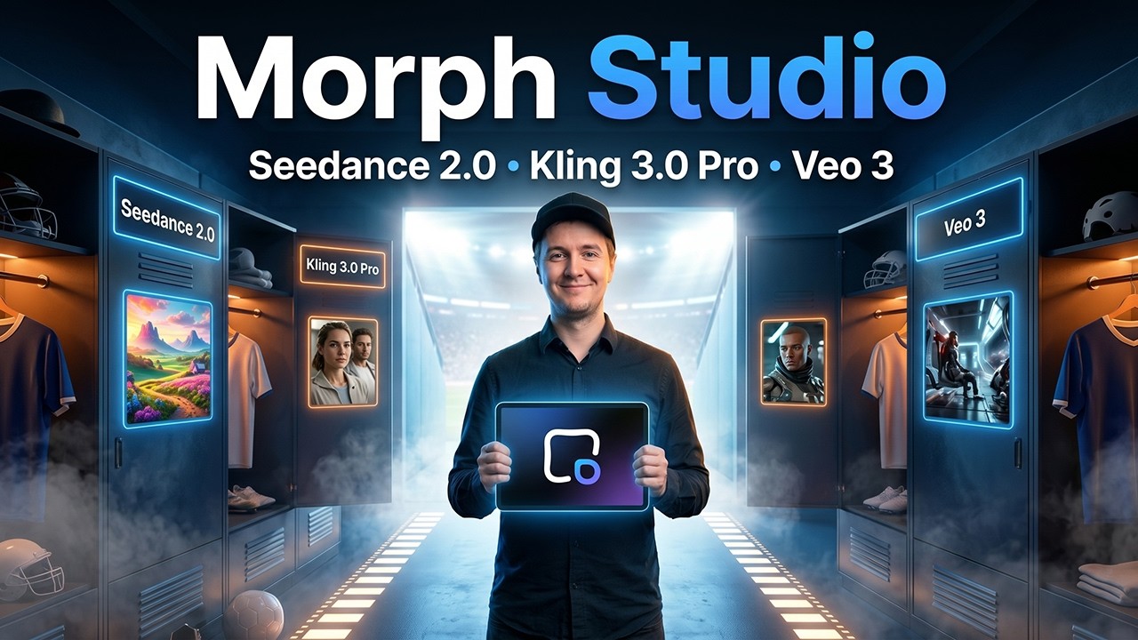 Morph Studio &ndash; AI Video Workflow with Seedance 2.0, Veo & Kling 3.0