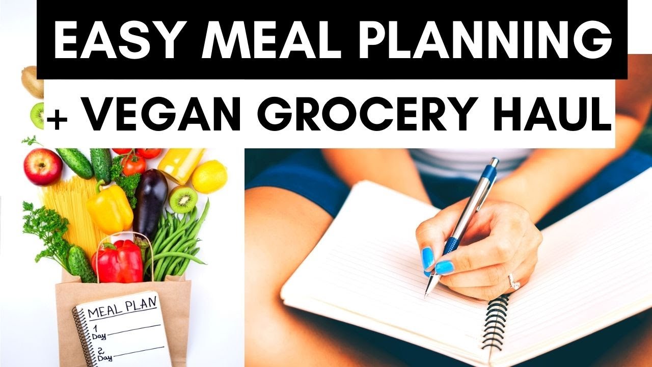 BEGINNER meal planning tips / Vegan grocery haul