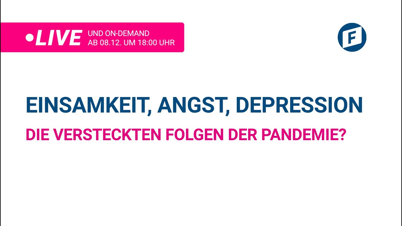 Einsamkeit, Angst, Depression