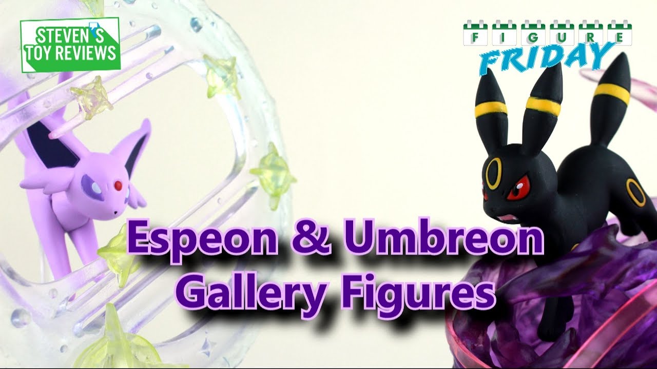 Pokemon Gallery Figures Espeon and Umbreon Review