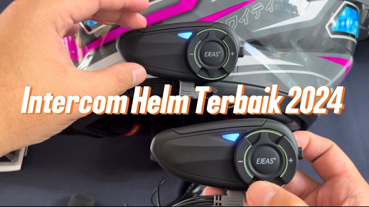 Review Ejeas Q8 Intercom Helm Terbaik 2024 | Tutorial Pemasangan Intercom Helm Touring 2024