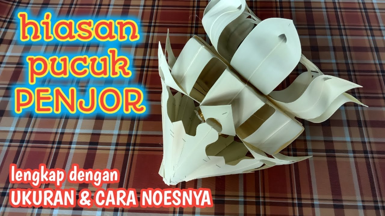 Hiasan pucuk bambu penjor terbaru