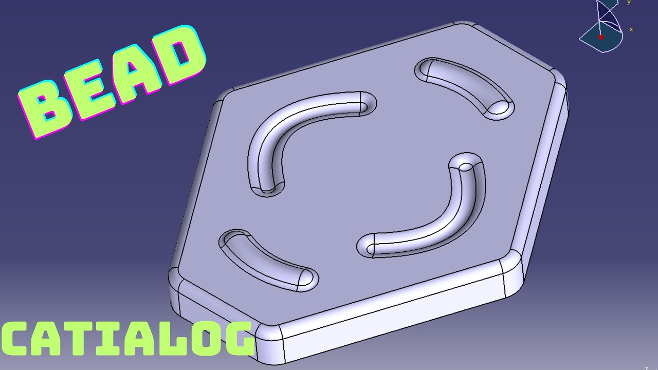 Bead - Sheet Metal Design - CATIA V5 - CATIALOG