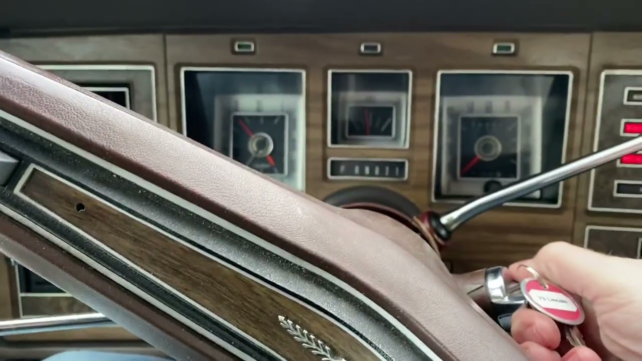 Cold Start 1973 Lincoln Continental Mark IV