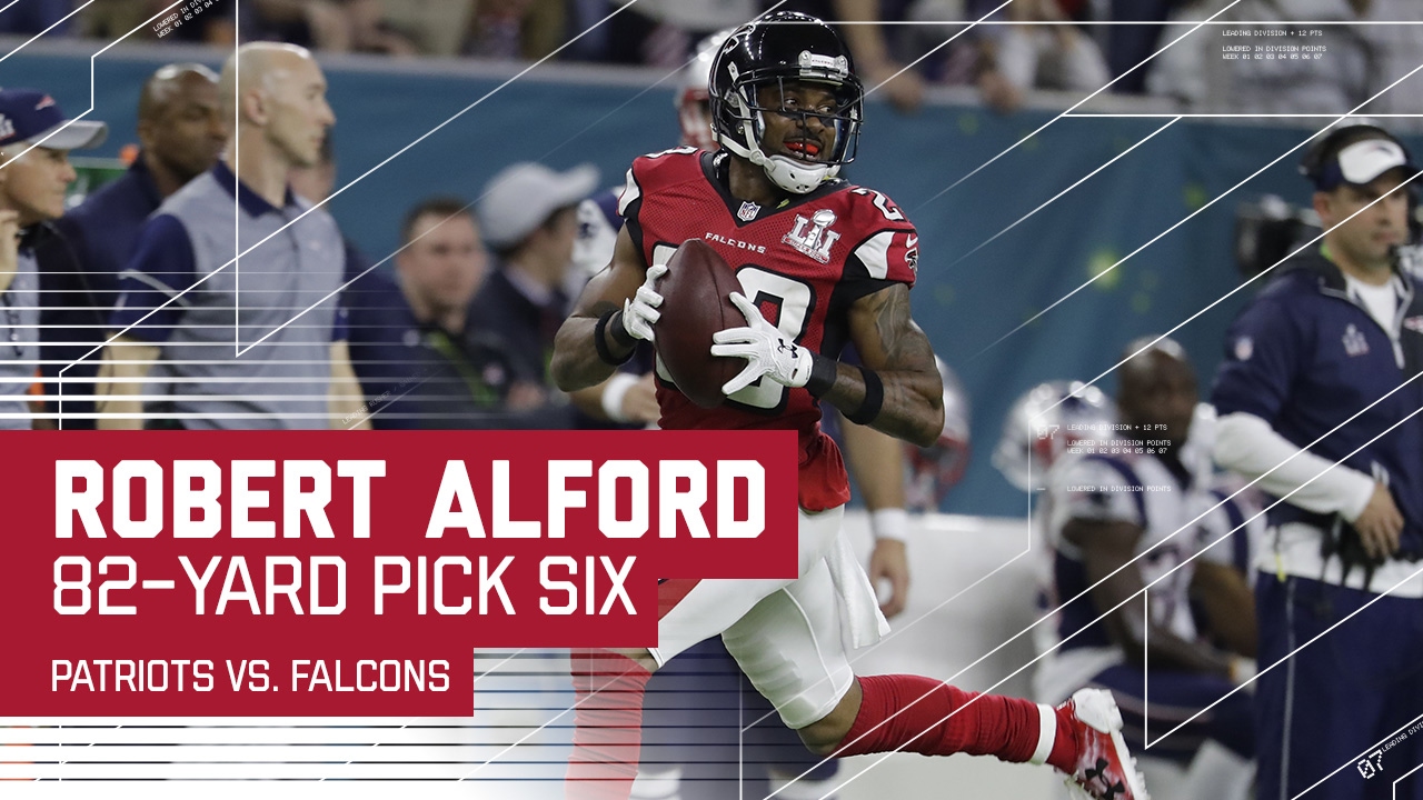 Robert Alford Pick 6 Off Tom Brady! | Patriots vs. Falcons | Super Bowl LI Highlights