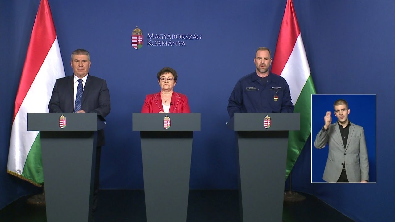 Az operatív törzs sajtótájékoztatója (2020. május 29.)